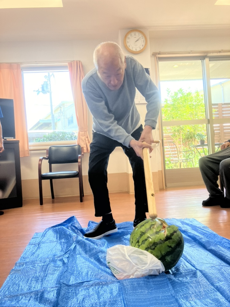 【深北緑地】夏だっ🎵スイカだっ🍉流しそうめんだっ🎵