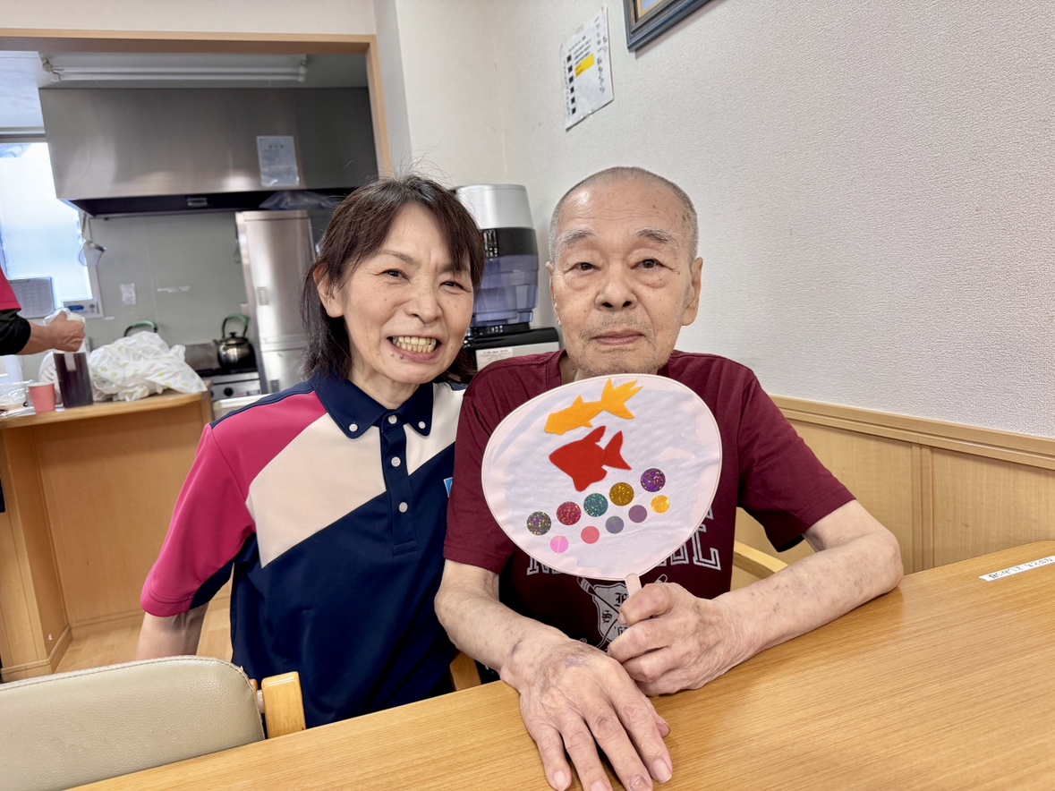 🎐夏に向けて、うちわ作り🎐【グランドライフ堺2番館】
